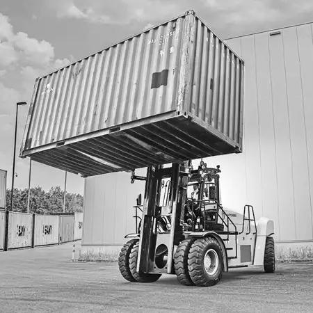 Heavy duty forklift for container