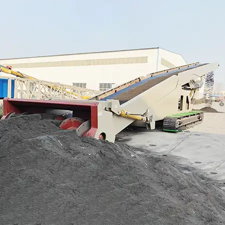 Self-feeding truck loader-11