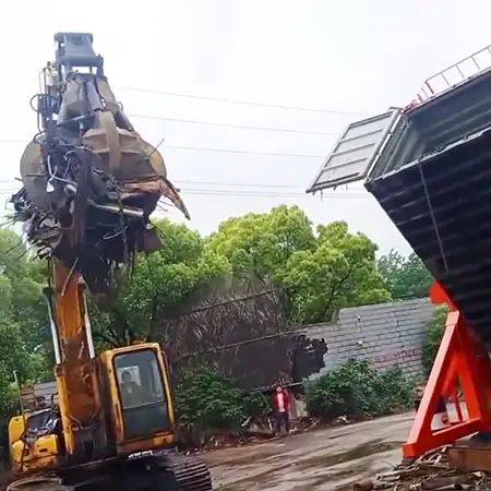 scrap metal loading project